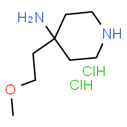 ChemSpider 2D Image | 4-(2-Methoxyethyl)-4-piperidinamine dihydrochloride | C8H20Cl2N2O