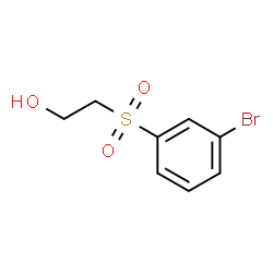 ChemSpider 2D Image | 2-[(3-Bromophenyl)sulfonyl]ethanol | C8H9BrO3S