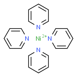 ChemSpider 2D Image | Pyridine, nickel(2+) salt (4:1) | C20H20N4Ni