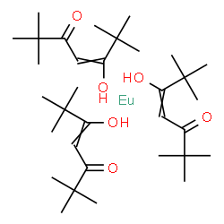 ChemSpider 2D Image | 5-Hydroxy-2,2,6,6-tetramethyl-4-hepten-3-one - europium (3:1) | C33H60EuO6