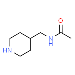 ChemSpider 2D Image | 4-Acetylaminomethyl Piperidine | C8H16N2O