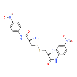 ChemSpider 2D Image | N,N'-Bis(4-nitrophenyl)-D-cystinamide | C18H20N6O6S2
