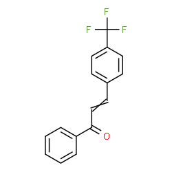 ChemSpider 2D Image | 1-Phenyl-3-[4-(trifluoromethyl)phenyl]-2-propen-1-one | C16H11F3O