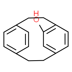 ChemSpider 2D Image | RACEMIC-4-HYDROXY[2,2]PARACYCLOPHANE | C16H16O