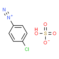 ChemSpider 2D Image | 4-Chlorobenzenediazonium hydrogen sulfate | C6H5ClN2O4S