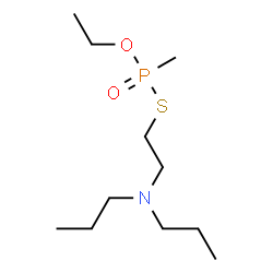 ChemSpider 2D Image | S-[2-(Dipropylamino)ethyl] O-ethyl methylphosphonothioate | C11H26NO2PS