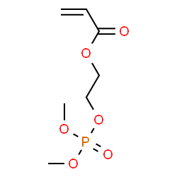 ChemSpider 2D Image | 2-[(Dimethoxyphosphoryl)oxy]ethyl acrylate | C7H13O6P