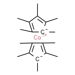 ChemSpider 2D Image | cobaltic 1,2,3,4,5-pentamethylcyclopenta-1,3-diene | C20H30Co