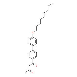ChemSpider 2D Image | 1-[4'-(Nonyloxy)-4-biphenylyl]-1,3-butanedione | C25H32O3