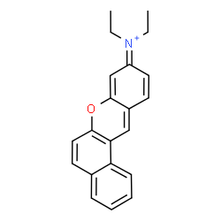 ChemSpider 2D Image | N,N-Diethyl-9H-benzo[a]xanthen-9-iminium | C21H20NO