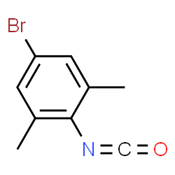ChemSpider 2D Image | 4-BROMO-2,6-DIMETHYLPHENYL ISOCYANATE | C9H8BrNO
