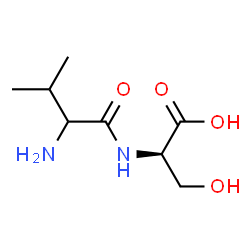 ChemSpider 2D Image | Valyl-D-serine | C8H16N2O4