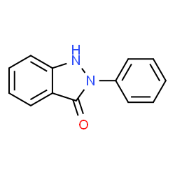 ChemSpider 2D Image | 2-Phenyl-1,2-dihydro-3H-indazol-3-one | C13H10N2O