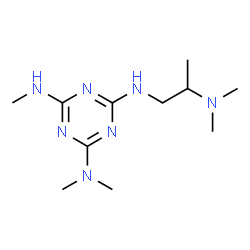 ChemSpider 2D Image | N~4~-[2-(Dimethylamino)propyl]-N~2~,N~2~,N~6~-trimethyl-1,3,5-triazine-2,4,6-triamine | C11H23N7
