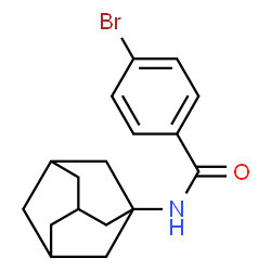 ChemSpider 2D Image | N-(Adamantan-1-yl)-4-bromobenzamide | C17H20BrNO