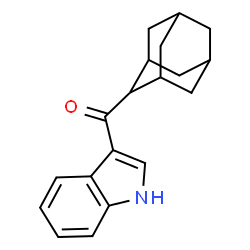 ChemSpider 2D Image | Adamantan-2-yl(1H-indol-3-yl)methanone | C19H21NO