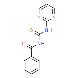 ChemSpider 2D Image | N-benzoyl-N'-(2-pyrimidinyl)thiourea | C12H10N4OS