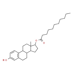 ChemSpider 2D Image | 3-Hydroxyestra-1,3,5(10)-trien-17-yl undecanoate | C29H44O3