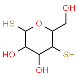 ChemSpider 2D Image | 1,4-Dithiohexopyranose | C6H12O4S2