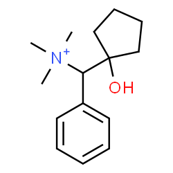 ChemSpider 2D Image | (1-Hydroxycyclopentyl)-N,N,N-trimethylphenylmethanaminium | C15H24NO