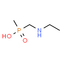 ChemSpider 2D Image | [(Ethylamino)methyl]methylphosphinic acid | C4H12NO2P