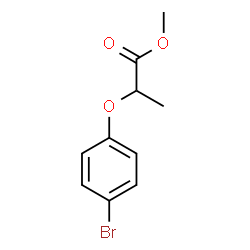 ChemSpider 2D Image | Methyl 2-(4-bromophenoxy)propanoate | C10H11BrO3