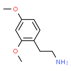 ChemSpider 2D Image | 2,4-DIMETHOXYPHENETHYLAMINE | C10H15NO2
