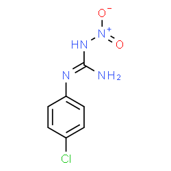 ChemSpider 2D Image | 1-(4-Chlorophenyl)-2-nitroguanidine | C7H7ClN4O2
