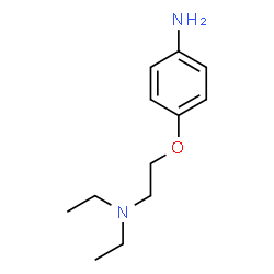 ChemSpider 2D Image | 4-[2-(Diethylamino)ethoxy]aniline | C12H20N2O