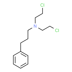 ChemSpider 2D Image | N,N-Bis(2-chloroethyl)-3-phenyl-1-propanamine | C13H19Cl2N