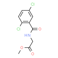 ChemSpider 2D Image | Methyl N-(2,5-dichlorobenzoyl)glycinate | C10H9Cl2NO3