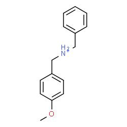 ChemSpider 2D Image | N-Benzyl(4-methoxyphenyl)methanaminium | C15H18NO