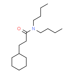 ChemSpider 2D Image | N,N-Dibutyl-3-cyclohexylpropanamide | C17H33NO