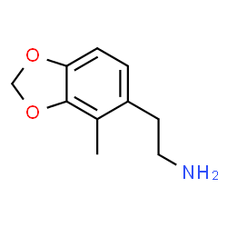 ChemSpider 2D Image | 2-(4-Methyl-1,3-benzodioxol-5-yl)ethanamine | C10H13NO2