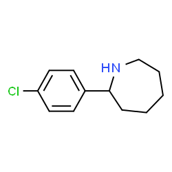 ChemSpider 2D Image | 2-(4-Chlorophenyl)azepane | C12H16ClN