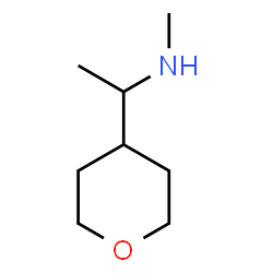 ChemSpider 2D Image | N-Methyl-1-(tetrahydro-2H-pyran-4-yl)ethanamine | C8H17NO