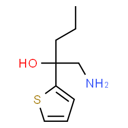 ChemSpider 2D Image | 1-Amino-2-(2-thienyl)-2-pentanol | C9H15NOS