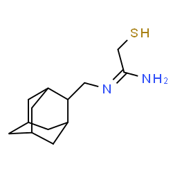 ChemSpider 2D Image | (1E)-N'-(Adamantan-2-ylmethyl)-2-sulfanylethanimidamide | C13H22N2S