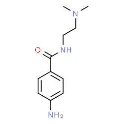 ChemSpider 2D Image | 4-Amino-N-[2-(dimethylamino)ethyl]benzamide | C11H17N3O