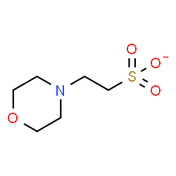 ChemSpider 2D Image | 2-(4-Morpholinyl)ethanesulfonate | C6H12NO4S