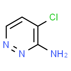 ChemSpider 2D Image | 4-Chloro-3-pyridazinamine | C4H4ClN3