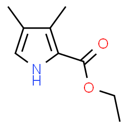 ChemSpider 2D Image | Ethyl 3,4-dimethyl-1H-pyrrole-2-carboxylate | C9H13NO2