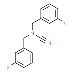 ChemSpider 2D Image | Bis(3-chlorobenzyl)cyanamide | C15H12Cl2N2