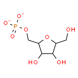 ChemSpider 2D Image | 2,5-Anhydro-1-O-phosphonatohexitol | C6H11O8P