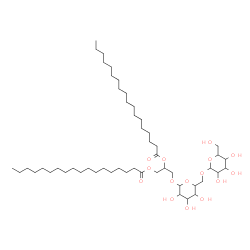 ChemSpider 2D Image | 3-[(6-O-Hexopyranosylhexopyranosyl)oxy]-1,2-propanediyl dioctadecanoate | C51H96O15