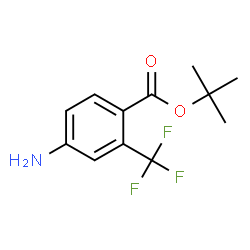 ChemSpider 2D Image | tert-Butyl 4-amino-2-(trifluoromethyl)benzoate | C12H14F3NO2