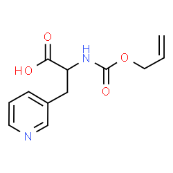 ChemSpider 2D Image | N-[(Allyloxy)carbonyl]-3-(3-pyridinyl)alanine | C12H14N2O4