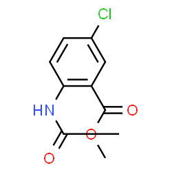 ChemSpider 2D Image | Methyl 2-acetamido-5-chlorobenzoate | C10H10ClNO3