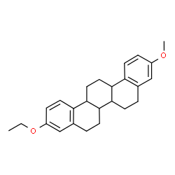 ChemSpider 2D Image | 3-Ethoxy-10-methoxy-5,6,6a,6b,7,8,12b,13,14,14a-decahydropicene | C25H30O2