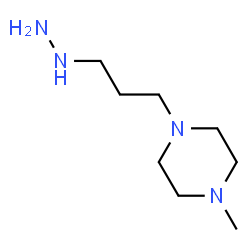 ChemSpider 2D Image | 1-(3-Hydrazinopropyl)-4-methylpiperazine | C8H20N4
